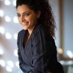 Saiyami Kher Instagram - Trying to look all dignified but actually I want to scream in excitement because my telugu film Wild Dog releases in theatres next month! #wilddogonapril2nd Wearing @antar_agni_ujjawaldubey @elevate_promotions ❤️ 📷 @aneelboosa