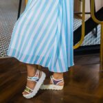 Sameera Sherief Instagram - 💎 MOROCCO ~ SSxMB 💎 Morocco is a smart striped shirt dress. It features a collar neck, hand pressed buttons that run down the dress and long sleeves that end in a frill to go with the overall style. The A line flare below the waist gives it a trim and flattering look. Morocco is versatile to dress down with a pair of white sneakers or up with a small heel for a day event. Ties come together at the back to give shape. Pockets on both sides add extra functionality. The unique SS X MB design includes a cross-over inner neck pattern to access your breasts with complete ease and a fully integrated flap that helps you have 100% privacy as you nurse. Available in sizes Small to 4XL. SHOP ON WWW.MEERABHARADWAJ.COM #SSxMB #SameeraSheriefXMeeraBharadwaj #normalizenursinginpublic #nursinginpublic #breastfeedinginpublic #freedomtofeed #freedomtofeedforindianmoms #chiffonmaxi #maternitywear #breastfeedingdress