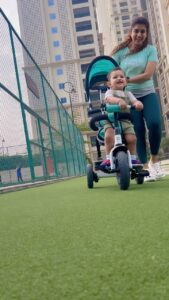 Sameera Sherief Instagram - It’s all about learning! Learning new things, self exploring and making the most out of it. #MomSon #MomAndSon #Arhaan #SyedArhaan #SameeraSherief