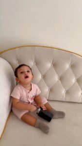 Sameera Sherief Instagram - Best thing that has happened to me! Alhamdulillah ❤️❤️❤️❤️ I love you meri jaan ❤️❤️❤️❤️
