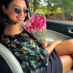 Samiksha Jaiswal Instagram - Flowers were not the only thing which made me smile today! 🌼