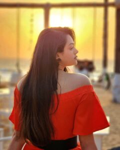Samiksha Jaiswal Instagram - Me and my main beaches!🥂
Love and only love..🧡
.
.
.
.
.
.
.
.
.
.
.
.
.
.
.
.
.
.
.
.
#goadiaries #sisters #sunset #beach #instagood #post