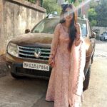 Sana Amin Sheikh Instagram - 💗💗💗 #Eid2022 (3.5.22) #eid #eiddress #floral #pinkdress #pink Mumbai, Maharashtra
