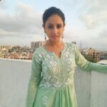 Sana Amin Sheikh Instagram - Minty 💚 LOVE FOR LUCKNOWIS !!! Kurta, White Cotton Chikankari Pants and White Baadla Chiffon Dupatta. Earrings: @sataara19 22.5.2021 #collaboration #sanaaminsheikh #chikankari #lucknowi #lucknow #mumbai #sataara #madeinindia Mumbai, Maharashtra