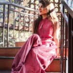 Sanjana Sarathy Instagram – Coimbatore you were a delight 🌸
.
. 📸 : @sakthi.sv_ 
. Styled by : @inirahk 
. Outfit : @ihaworld 
.
.
. 
#coimbatore #college #event #sanjanasarathy #instagood #positivelove