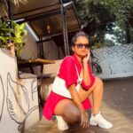 Sanjana Tiwari Instagram - No specs today to avoid thou bs☠️ Cafe De Paris