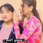 Sara Khan Instagram - Gossip and me ???? 🥺😂🥹😋🤪😛 🎥 @theanujmaurya