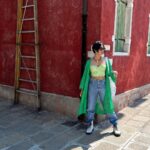 Sayani Gupta Instagram - Green Day 📷 mood, cape & enthusiasm By Legend @eshwarlog Murano, Italia