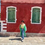 Sayani Gupta Instagram - Green Day 📷 mood, cape & enthusiasm By Legend @eshwarlog Murano, Italia