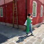 Sayani Gupta Instagram - Green Day 📷 mood, cape & enthusiasm By Legend @eshwarlog Murano, Italia