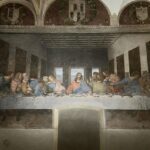 Sayani Gupta Instagram - The Last Supper 🍽🇮🇹 Most extraordinary! Had hair standing for a good part of the first five minutes! Having been obsessed with art and paintings, have had the good fortune of seeing pieces of some masters But nothing is comparable to this master piece! It really is a Miracle. #leonardodavinci Beyond grateful that got to witness Vinci 🤎 The Last Supper (Leonardo da Vinci)