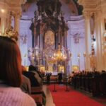 Sayani Gupta Instagram - Vivaldi Classical orchestra At. Clements church Prague Cathedral of St. Clement Clementinum