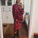 Sayani Gupta Instagram - Clean face, air dried hair, a lot of laze, some comfy boots & a very cool outfit @lovebirds.studio constantly makes cool, very comfortable, clothes with great fabric and fit! Been wearing them for quite a long time and I loving it more each time! 🦩 Thank you @shreejarajgopal @dhwanii.jain for always sorting me out! 😂🌸 Did a fun eye by mistake! 😉