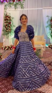 Sheen Dass Instagram - See me in full-on fairy-tale mode ! 💃🏻☺️
Thank you for designing this personalised handcrafted gown for my big day ZRA !! 
Love ❤️