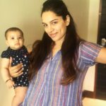 Shikha Singh Instagram - Just a regular day in our day but we are loving it ❤️ Thank you @lovemessymunchkins for this comfy dress 👗