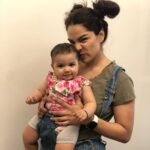 Shikha Singh Instagram - 9 Months IN & OUT ! P.S- I love how naughty u are turning out to be! Especially that twinkle in your eyes(reminds me of your Papa) Love you @alaynasinghshah & keep shining & more power to you always my child 😘❤️😇 #blessedwiththebest #grateful #thankyougod