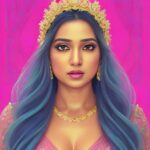 Shreya Ghoshal Instagram - AI- la!! Art created by artificial intelligence.. I was too curious. Which one do you like?