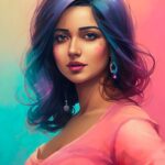 Shreya Ghoshal Instagram - AI- la!! Art created by artificial intelligence.. I was too curious. Which one do you like?