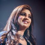 Shreya Ghoshal Instagram - Bhartiya naree rocking in saree! Outfit: @asopalav @saree.com_by_asopalav Jewellery: @sangeetaboochra Stylist: @stylebysaachivj Asst.: @styledbynikinagda @nehha_o