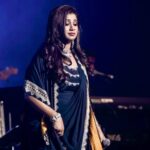 Shreya Ghoshal Instagram - Bhartiya naree rocking in saree! Outfit: @asopalav @saree.com_by_asopalav Jewellery: @sangeetaboochra Stylist: @stylebysaachivj Asst.: @styledbynikinagda @nehha_o