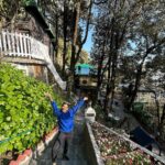 Shriya Pilgaonkar Instagram - My happy place ⛰️ Every now and then I need to run away to the mountains… #Landour #VillaBethany #Happiestinthemountains #Mountaingirl