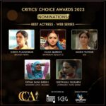 Shriya Pilgaonkar Instagram – Thank you for the nomination @filmcriticsguild @ccssa.india .
Grateful to be nominated with these incredible performers. 
Award or not , glad the critics approve 😉

#TheBrokenNews #Radha #CriticsChoiceAwards @zee5