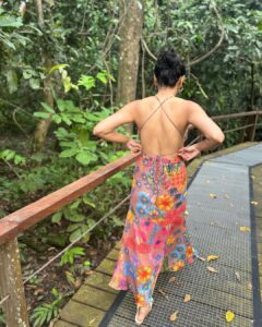 Shriya Pilgaonkar Instagram - Forest gypsy 🌺

@guaparesortwear