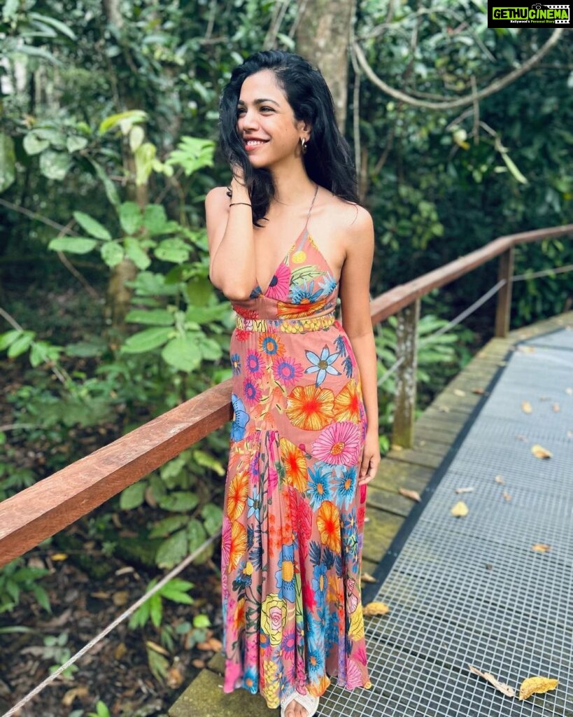 Shriya Pilgaonkar Instagram - Forest gypsy 🌺 @guaparesortwear Bilit Adventure Lodge, Kinabatangan River