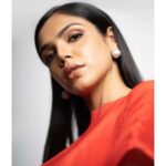 Shriya Pilgaonkar Instagram - My kinda sexy 🍷 (Those boots are everything ) Team Styling: @yuktisodha Photographer: @palashsverma Make up: @makeupandhairbyshruti Hair @darshana.mule Wearing: @payalkhandwala Jewellery: @minerali_store Boots: @londonrag_in #ootd #KBC #PayalKhandwala #Stylefile #boots #Easy #redandblack