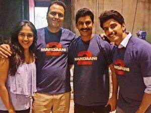 Shruti Bapna Instagram - #mardaani2 #wrap 😇 #ranimukerji  #shrutibapna