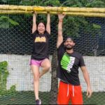 Shweta Tripathi Instagram - Tag that person who travels a lot & give excuses to not workout because of unavailability of gym. But if there is a will there is a way! Make your outdoors whether garden, beach, roof, balcony or your room your playground. @battatawada changed her perspective on fitness and no access to gym doesn’t stop her to not workout. I’m very happy & proud how she has changed in these last 2 years from the girl who didn’t care about fitness and now need to workout wherever she is! #outdoortraining #workoutanywhere #befit #changeyourthoughts #healthybodyhealthymind #dailyworkout #turf #golu #mirjapur #prep #reelindia #reelitfeel #harharmahadev