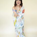 Shweta Tripathi Instagram - May your weekend be as 🎨 as my saree!✨ 📸 @palashsverma Wearing: @shubhadesign @larrarh_ Styled by @purplerhapsody Beauty @krisann.figueiredo.mua Mane @makeupbyvirja Style team: @monica_nim #Promotions #SustainableSundari #KanjoosMakhichoos