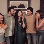Shweta Tripathi Instagram - #repost @arjun__mathur When they aren’t busy implicating each other in murders and all, the Gujrals are a very happy family.. #OTTAvengers #bts #TheGoneGame #TheGoneGame2 @bodhitreemultimedia @vootselect