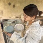 Shweta Tripathi Instagram - Happiness is.. Doing pottery with @mallikadua & @andretta.pottery ⛅️✨ Andretta Pottery