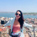 Sonalee Kulkarni Instagram – “Watching the constant beating of the wave of the east against the rock of west!” ~ #susanmoody 

#istanbul #eastmeetswest #asia #europe #bosphorus 

Views From the top of #galatatower #sonaleekulkarni #landscape Galata Tower – Istanbul, Turkey