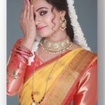 Sowmya Rao Nadig Instagram - Happy Krishna Janmashtami ☺️. #sowmyasharada #sareelove #festival #traditional #photoshoot #janamashtami #krishnajanmashtami