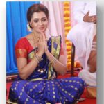 Sowmya Rao Nadig Instagram - Happy Varamahalakshmi #sowmyasharada #shoot #telguactress #serial #festival #varamahalakshmi