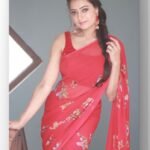 Sowmya Rao Nadig Instagram - Find ur own reasons to stay Happy 😊 #sowmyasharada Blouse @laxmikrishnaofficial #sareelove #srimanthudu #vijaytv #zeetamil #etvtelugu #positivevibes