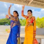 Sowmya Rao Nadig Instagram - Rakkamma wit my rukku❤️❤️💃💃💃🥰 @shafna.nizam #reels #reelsinstagram #reelitfeelit #shooting #happy#remixonreels #srimanthudu #rakkamma #trendingreels