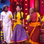 Sridevi Ashok Instagram - Mama Kutty team from Kpy Champions Season -4 @jayachandran_official @vinothkpy @palani_pattalam @vijaytelevision @director_thomson_vijaytv