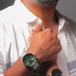 Sridevi Ashok Instagram - Love and time are the two essential aspects of our lives. I chose my partners wisely. @ashok_Chintala, @nordgreenofficial To make this classic timepiece yours, you may use my code SRI15 and avail an additional 15% discount on riveram.in #srideviashok #nordgreen #watches Chennai, India