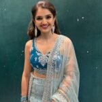 Tara Alisha Berry Instagram - 🤍💙🤍 👗@ranjannadhuria 💄@makeupartist_arunthavaselvi @iyer.aarti @rajnish2312 @hitesh_gwln @xatonbatteries #bts #shoot #indianwear
