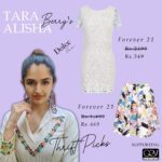 Tara Alisha Berry Instagram - A talent on screen and a heart of gold that shines off screen as well - @taraalishaberry has shared her thrift picks for you, all in support of the important work of @cry_india 💛 Thank you, Tara, for supporting circular fashion as an important way to protect our planet.🍃 #PrelovedForThePlanet #DolceVee #TheDolceVeeFam #ProudThrifters #TheDolceVeeSustainabilityChamps #ChangeThroughFashion #thriftIndia #LoveYourClothes #preloved