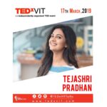 Tejashree Pradhan Instagram - The largest confluence of ideas, TEDxVIT 2019 is back with it's 2nd edition!! TEDxVIT gives you an opportunity to experience an enthralling journey to remember for a lifetime... A platform that's creating real impact with real ideas and extraordinary people Hurry up!!!Avail this rare opportunity!! Block your calenders. Date : 17 March, 2019 Venue: VIT AUDITORIUM Time: 10am onwards P.S. : Those who want to attend TEDxVIT , please register on www.tedxvit.com