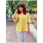 Vaidehi Parashurami Instagram - 💛 #navratrispecial #happynavratri #festiveseason #coloursoflife #yellow