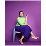 Vaidehi Parashurami Instagram - Wishing you all a colourful week ahead! 🟣 Outfit @zara @massimodutti Jewellery @the_jewel_gallery Styled by @sayali_vidya Hair @nilampatel12 Make up @vinayak_makeup Clicked by @shruu_t
