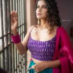 Aadhirai Soundarajan Instagram - 💜 Costume : @colorsandmirrors MUA : @sangeethamakeoverartistry Jewellery : @fineshinejewels Photography : @saicharan__photographer #aadhiraisoundararajan #fashion #stylefashion #fashionstyle #fashionmodel #fashionphotography #indowestern #outfitoftheday #outfits #outfitinspiration #curls #curlyhair #kollywood #kollywoodcinema #tamilcinema #actress #model #love #photography Chennai, India