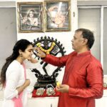 Aakanksha Singh Instagram - I am so happy to welcome @aakankshasingh30 a talented indian film industry actress whose stellar performance we have all seen in bollywood and telugu movies such as ‘Badrinath ki Dhulania’ & ‘Malli Raava’ I am so proud to be teaching a committed and diligent actor like you. My blessings are always with you, keep shining! Nateshwar Nritya Kala Mandir - Kathak Institute of Late Natraj Gopi Krishna