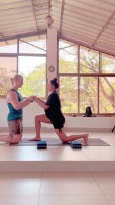 Aashka Goradia Instagram - Prenatal Yoga 
It helps the mom to be and the baby - happy mom, happy baby. 
Conscious Movement in and through out pregnancy is important unless you have any complication or advised rest by a medical professional. 
.
.
I have watched my husband train other women with care and intense awareness. I used to wonder when would it be my turn and here it is, under my dear husband and my teacher @ibrentgoble ‘s guidance - I have been able to grow and transform a lot over the years. In this beautiful stage of pregnancy - I am thankful for all that my husband has to teach. He keeps me aware of my practice - on and off the mat. 

Pregnant ladies - unless you are a practitioner or a teacher yourself, please do prenatal yoga under guidance.
I am most intuitive right now, same for other expectants. 
Breathe - Focus ♥️
.
.
.
.
.
.
.
.
.
.
.
.
.
#17weekspregnant #week17 
#prenatal #prenatalyoga #prenatalfitness #prenatalworkout #pregnancy #momtobe