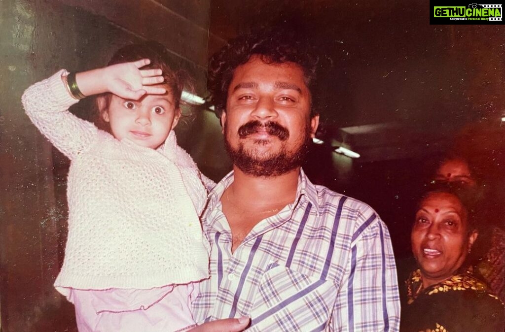 Abhinaya Instagram - When I was a kid, everybody use to come to me and wish good morning and good night in sign language... In this pic, I was with mama and even he wished me. Even now I feel the same like wishing. #goodolddays #memories